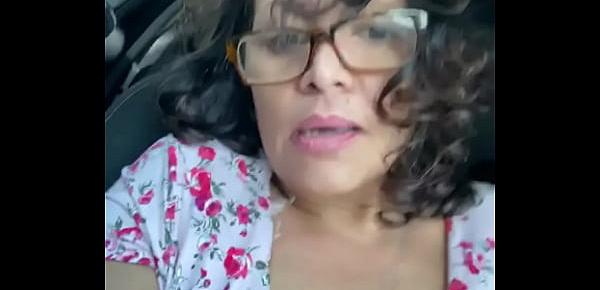  Anna Maria mature Dominican fun in the car